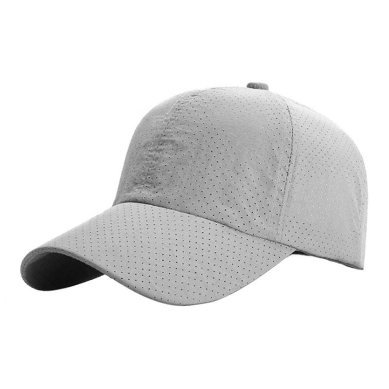 ฤดูร้อน Unisex Quick Drying Breathable หมวกเบสบอลหมวกสำหรับตกปลากอล์ฟเดินป่า