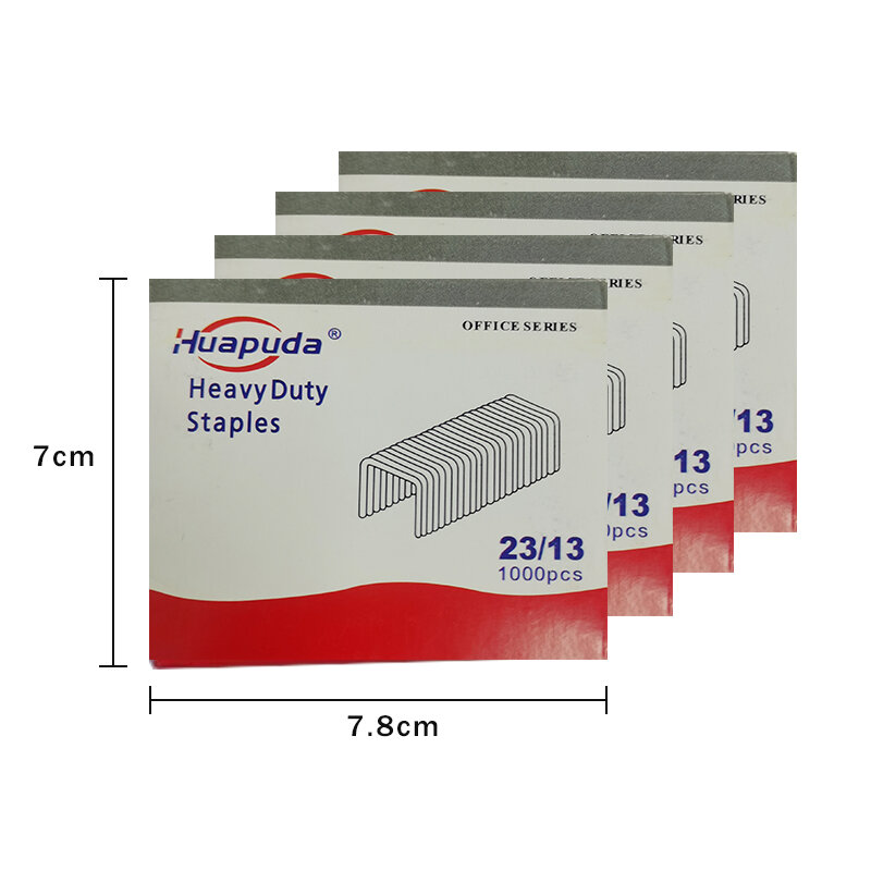 Huapuda 23/13 1000pcs/box Staples/Nails/Nailers For Heavy Duty Stapler 0100&0240 School Office Metal Staples Binding Supplies