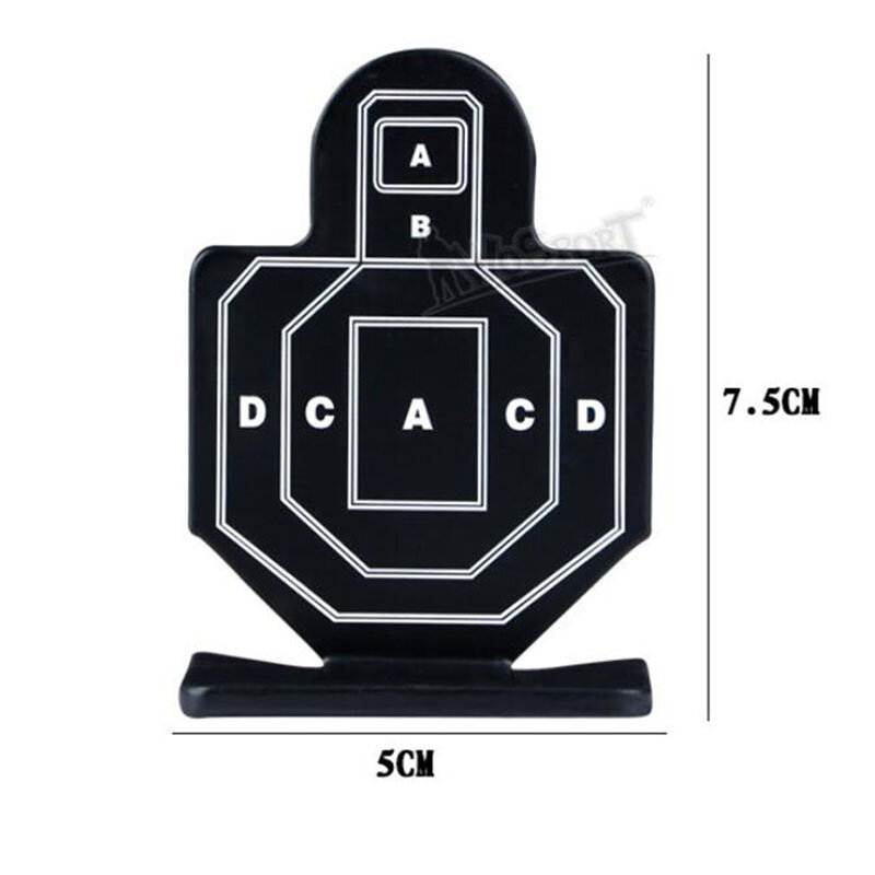 4PCS Sport Training Target Aluminum Alloy Shooting Target Competitive for Indoor Exercise Sport Ornaments