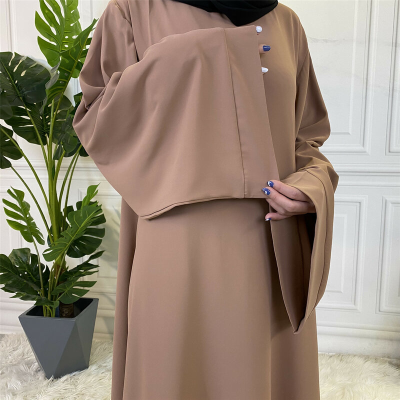 Vestidos longos muçulmanos com faixas para mulheres, hijab na moda, Dubai Abaya, roupas islâmicas, Djellaba africana