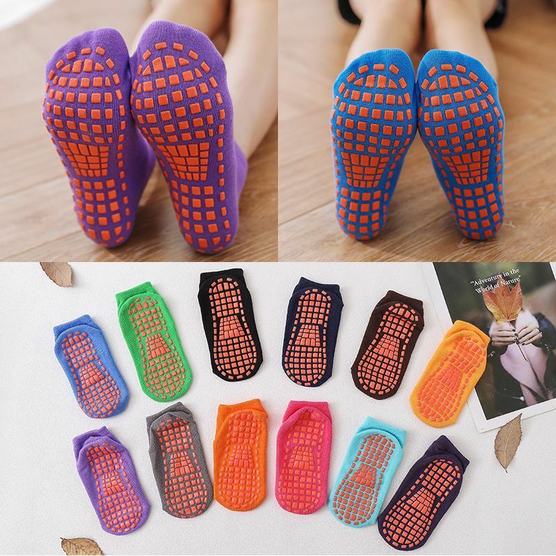 Mix color for boy and girl Thin And Breathable Non-slip Floor Socks Towel Socks Home Socks Cotton Candy Color