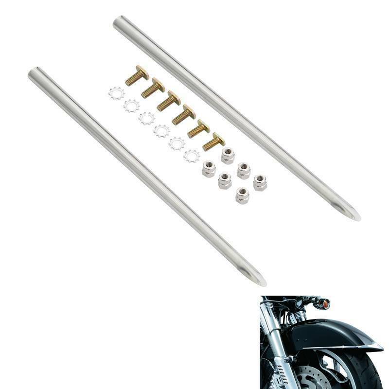Motorcycle Front Fender Spear Trim For Harley Touring Electra Glide Softail Heritage Classic FLSTC 86-18 Touring Road King 82-13