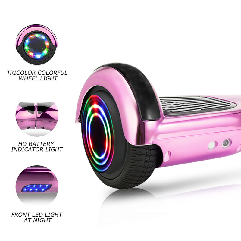 IScooter 6.5 인치 Hoverboards 자체 균형 전기 Hoverboard 두 바퀴 외발 자전거 오버 보드 Gyroscooter Oxboard 스케이트 보드