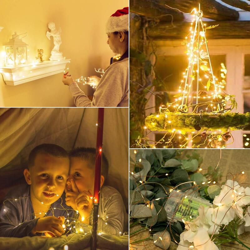 10m 100 led string luz usb energia festival atmosfera luzes de fadas corda natal festa casamento decoração iluminação