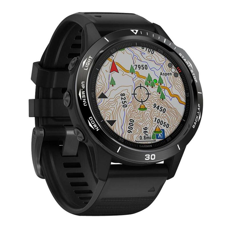 Dành Cho Garmin Fenix 6X Ốp Viền Vòng Khung Dây Da Ốp Lưng Bảo Vệ Nhẫn Chống Trầy Xước Cho Garmin Fenix 6X PRO/định Vị GPS/6X Sapphire GPS