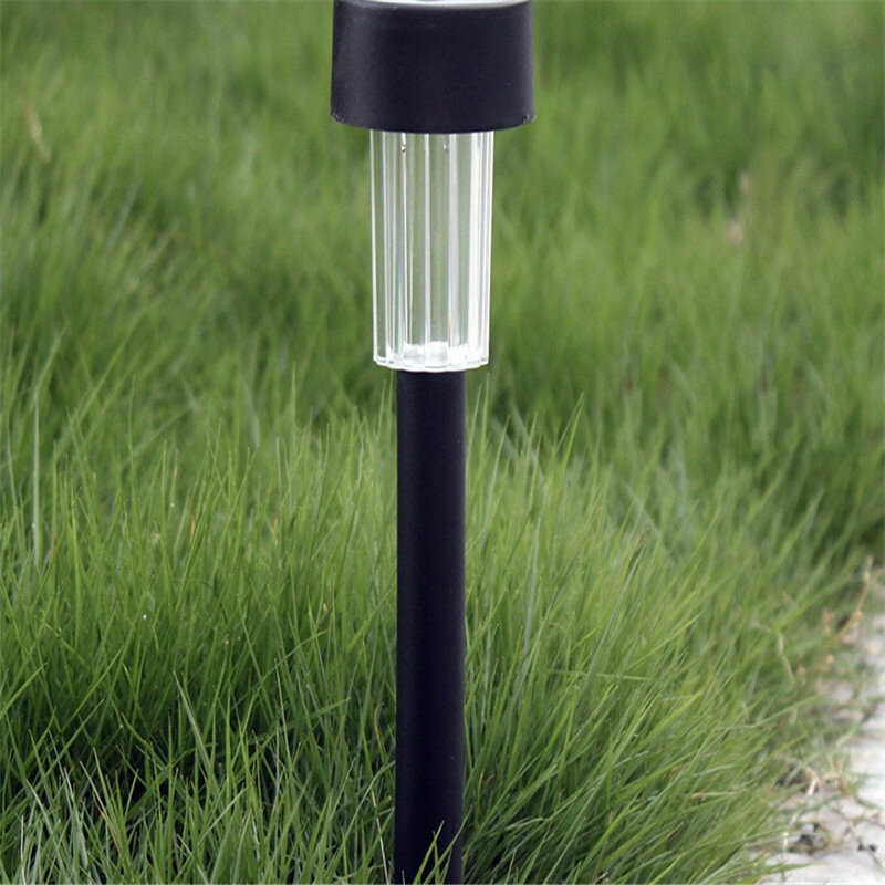 Led solar lâmpada do gramado ao ar livre ip65 à prova dwaterproof água jardim pátio villa gramado tubo luz decorativa noite