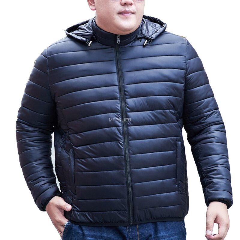 남성용 라지 사이즈 재킷, 플러스 사이즈 코트, 가을, 겨울, 180kg, 12XL, 11XL, 가슴 175cm