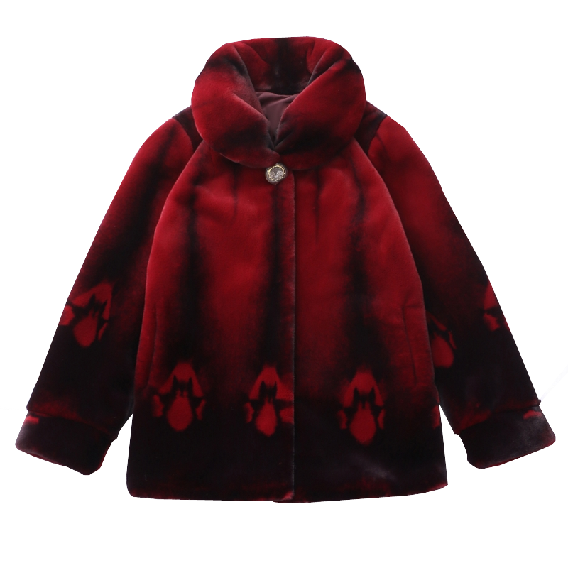 Manteau de fourrure Haining pour femmes, vêtements pour mères d'âge moyen et elmanes, manteau en peluche de vison, optique 6XL, veste chaude, hiver, nouveau, 2022