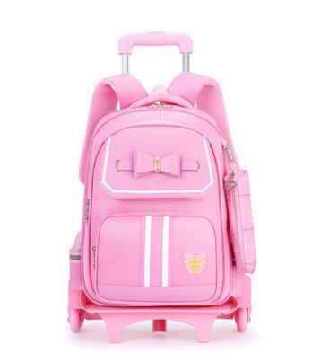 Escola rolando mochila mochila sobre rodas mochila para meninas estudante crianças escola saco do trole mochilas para crianças