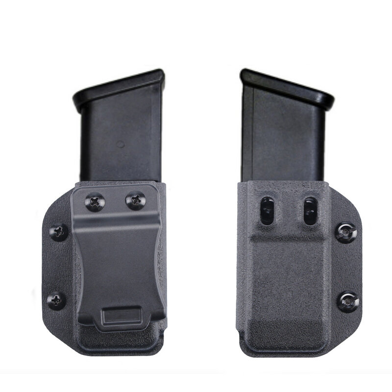 Universal iwb owb compartimento coldre mag carrier para 9mm .40 revistas de pilha dupla glock cz s & w h & k sig p365