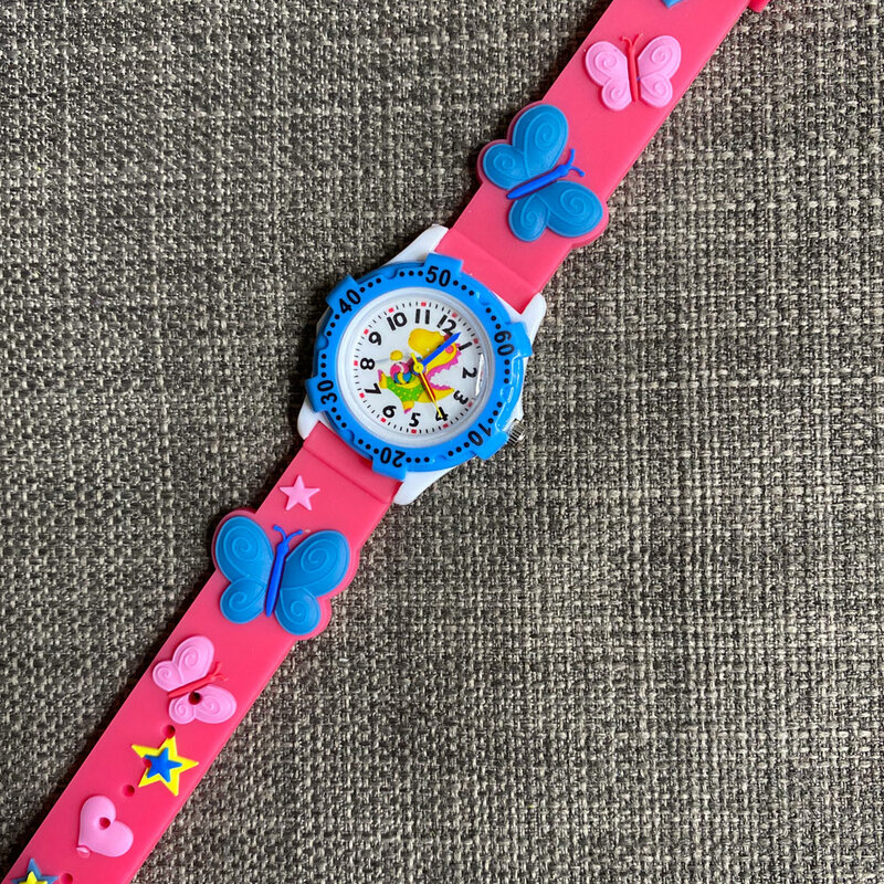 Relógio infantil de silicone com desenho, relógio esportivo quartzo impermeável com mostrador luminoso de silicone da moda, para presente de natal para meninos e meninas 2021