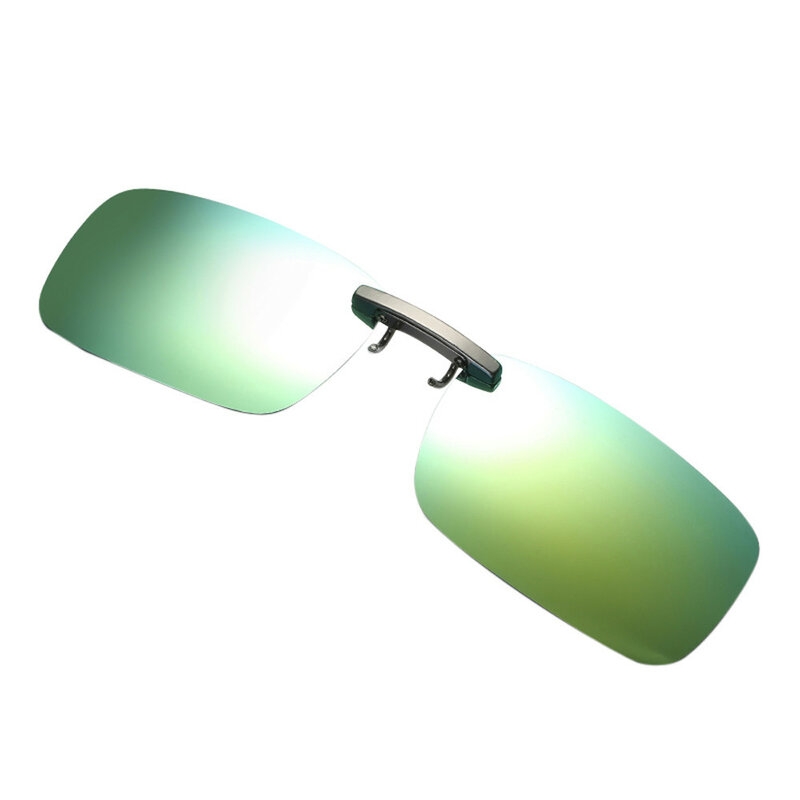 Detachable Night Vision Lens Driving Metal Polarized Clip On Glasses Sunglasses Car Driver Goggles
