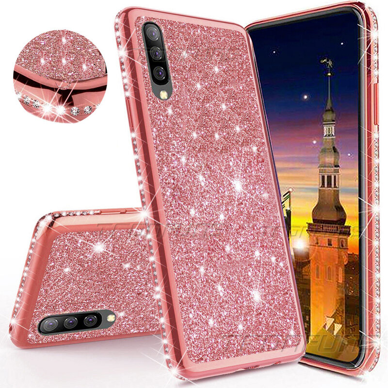 Glitter Diamond Case For Huawei P30 P20 P Smart Z Plus Y5 Y6 Y7 Y9 2019 Honor 20i 10i 8C 8X 8A 8S Mate 30 20 Lite Pro Soft Cover