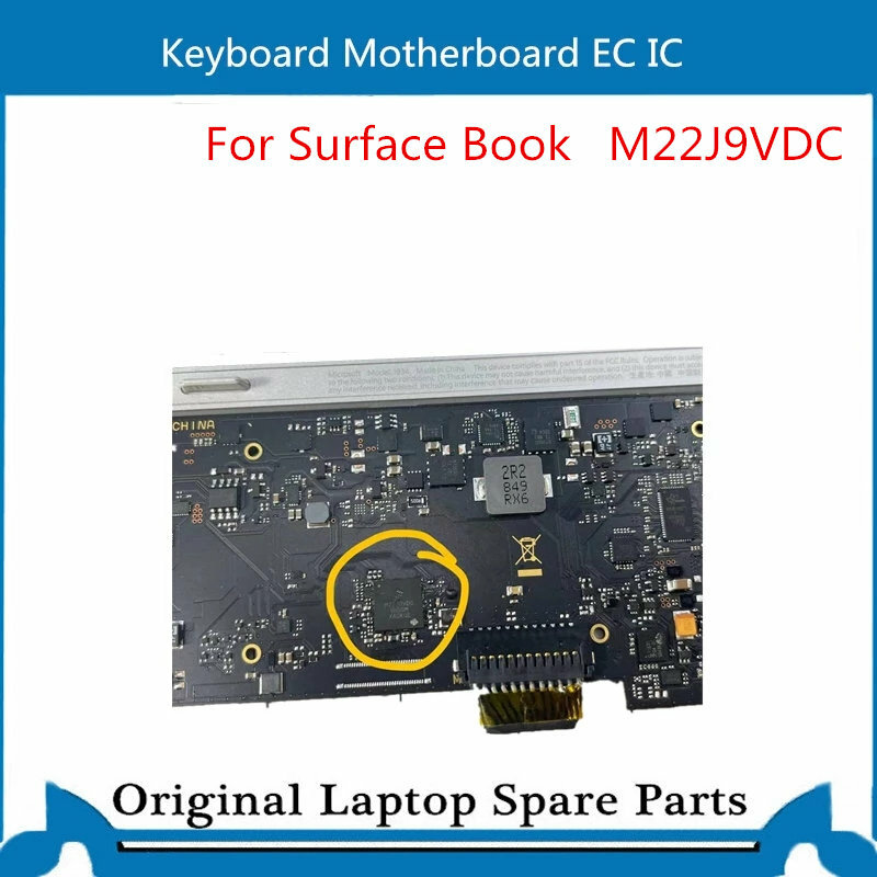 Placa base de teclado Original EC IC para Surface Book 2, 1813, 1832, 1834, M22J9VDC