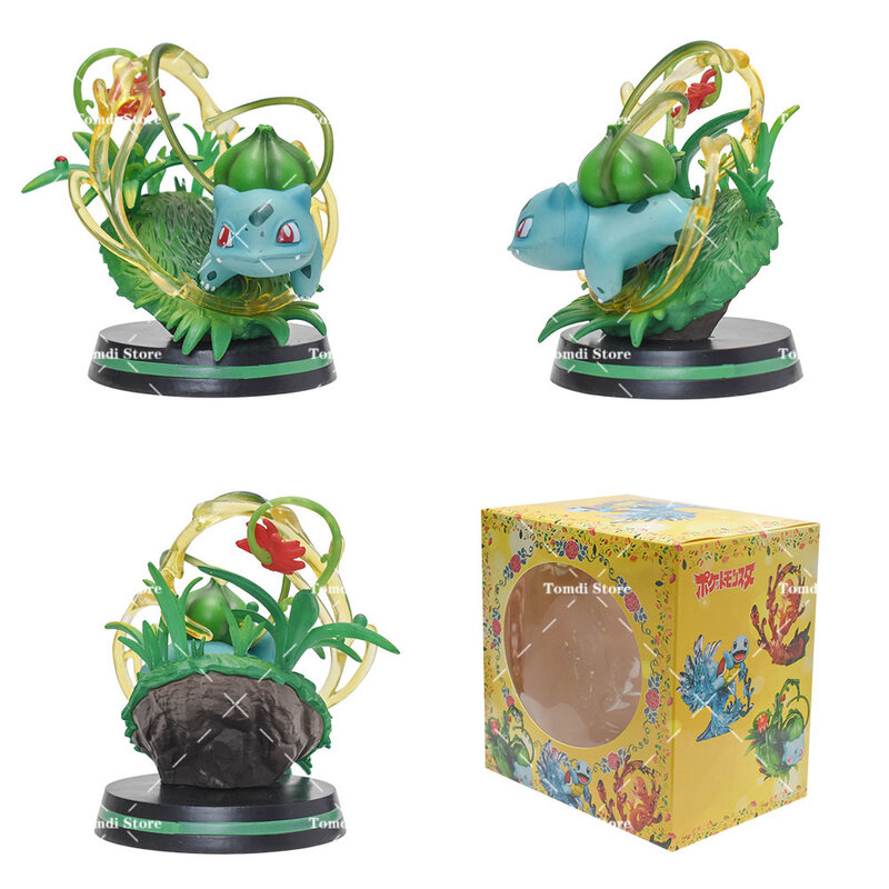 بوكيمون البلاستيكية عمل الشكل السنجاب Charmander Bulbasaur Charmeleon Wartortle Vulpix لعبة تحصيل نموذج للحصول على هدايا أعياد ميلاد للأطفال