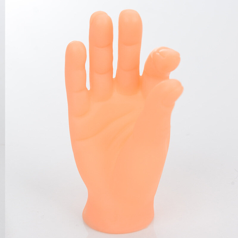 Funny Pussy Gloves Little Finger Set Funny Little Hand Simulation Palm Five Finger Model Creative Tightening Toy