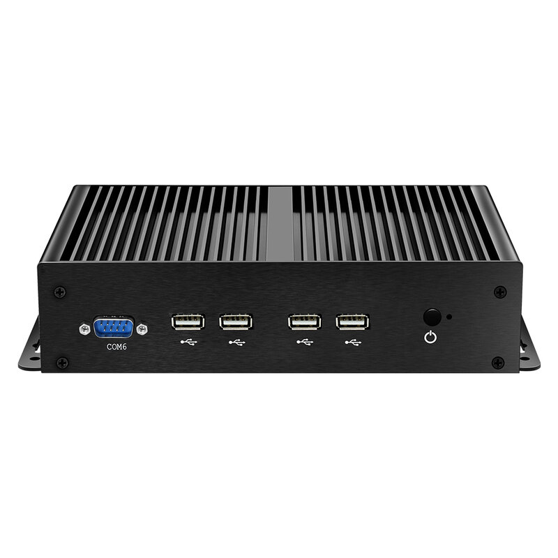 Mini komputer przemysłowy bez wentylatora Intel Core i7 4600U 6x RS232 RS485 Dual Ethernet HDMI VGAi 8xUSB wsparcie 4G LTE WiF Windows Linux