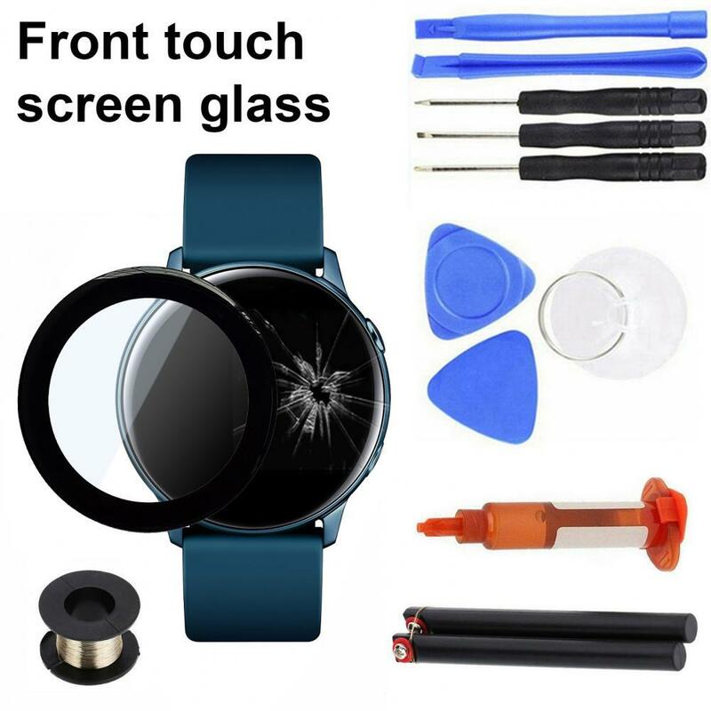 Kit d'outils de réparation d'écran tactile pour Samsung Galaxy Watch, remplacement de la lentille en verre avant, Active 2, 40mm, 44mm