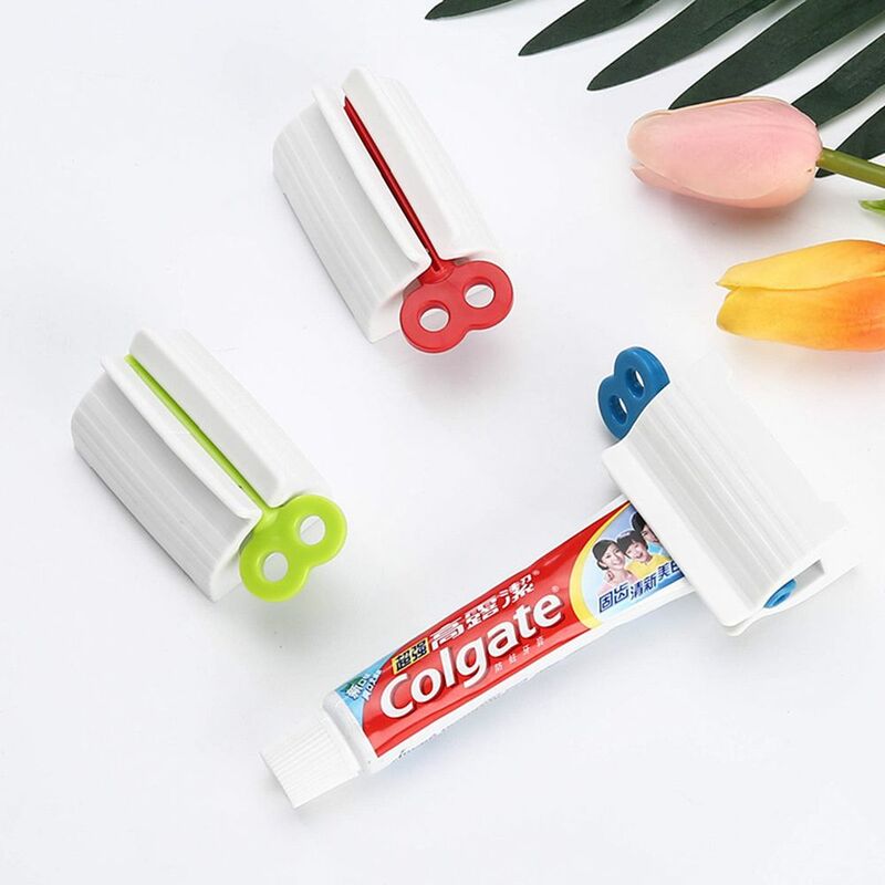 Exprimidor de tubo de pasta de dientes multifuncional, prensa Manual, limpiador Facial con Clip, suministros de baño