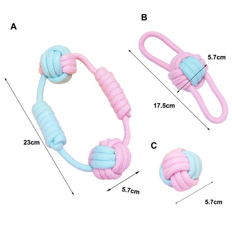 Chew Toys Exquisite Bite Resistant Eco-friendly Pet Braided Rope Ball Toy Pet Dogs Rope Ball Molar Toy Pet Supplies mascotas