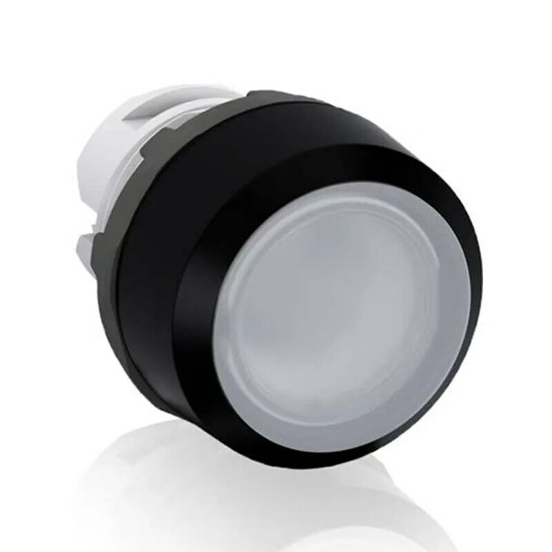 Bouton à tête plate LED MP1-41C-01 10224252, transparent, 1NC, type de réinitialisation