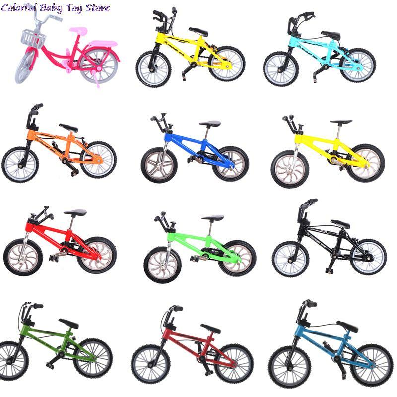 미니 자전거 모델 패션 아름다운 자전거 분리형 자전거 1 개, 인형 액세서리, 어린이를 위한 컬렉션 완구