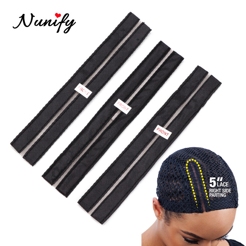 Nunify-banda de borde con encaje suizo para pelucas, cierre de encaje realista Invisible para cerrar, banda de peluca con encaje de ventilación
