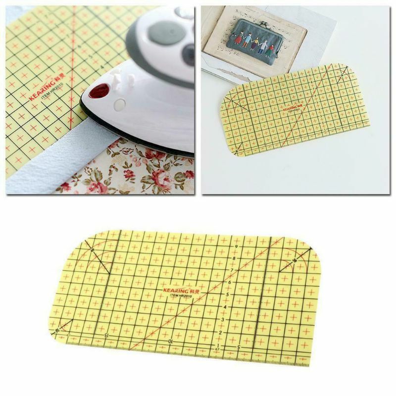 Planchar herramienta de medir, regla caliente Patchwork Sastre paño artesanal de los gobernantes DIY herramientas de costura