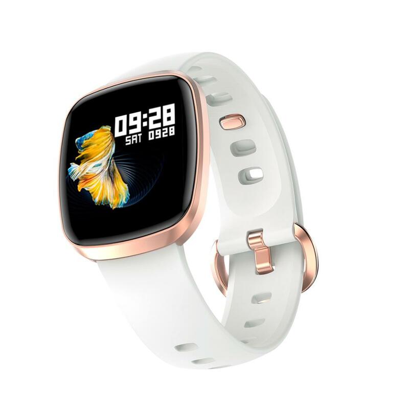 GT103/T8 Smart Horloge Hartslag Fitness Tracker Waterdichte Sleep Monitor Muziek Controle Full Screen Touch Body Temperatuur Horloge