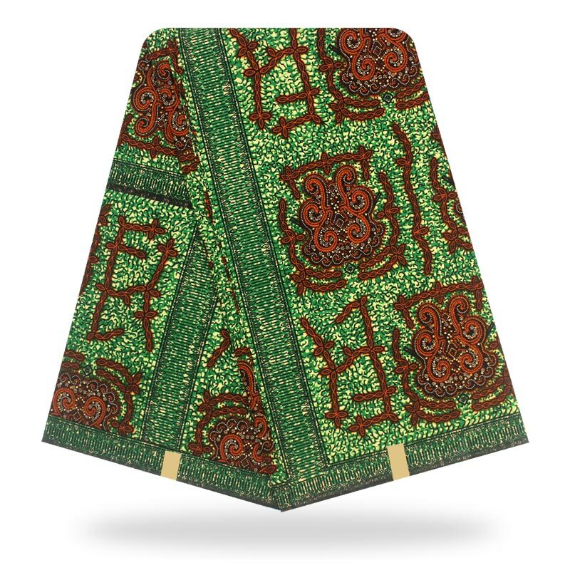 1 yarda material africano de algodón real Impresión de cera Floral Real tela de cera para las mujeres fiesta confección de ropa manualidades