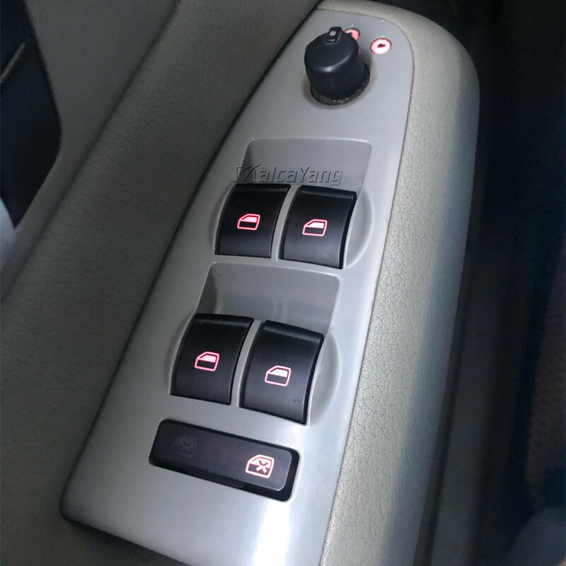 8E0959851 For Audi A4 B6, B7 Driver Side Electric Master Window Control Switch 8E0959851B 8E0959851D 8E0 959 851 B / D 5PR