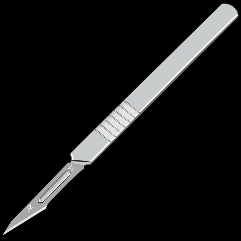 Scalpel faca cirúrgica, faca cirúrgica com lâminas de metal carbono 10 peças 11# 23# e DIY ferramenta faca cirúgica de cortar animal de reparo PCB 1 peça