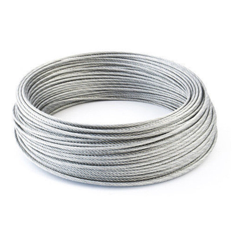 Aparejo de Cable de cuerda de alambre de acero inoxidable Extra, diámetro: 1,0mm