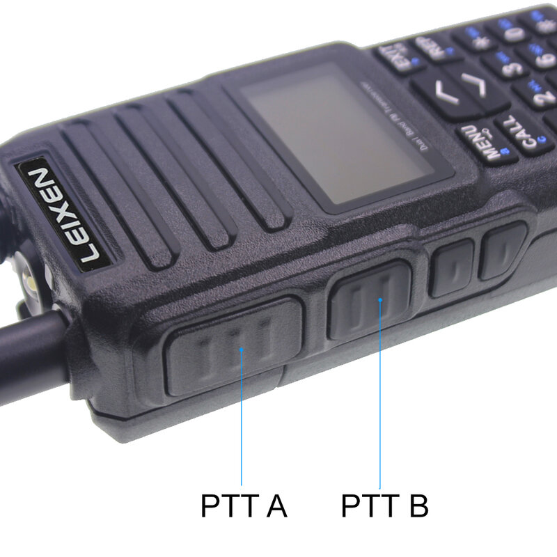 Leixen-walkie-talkie de alta potência, 20w, dual ptt, rádio amador, com função de repetidor, rádio amador