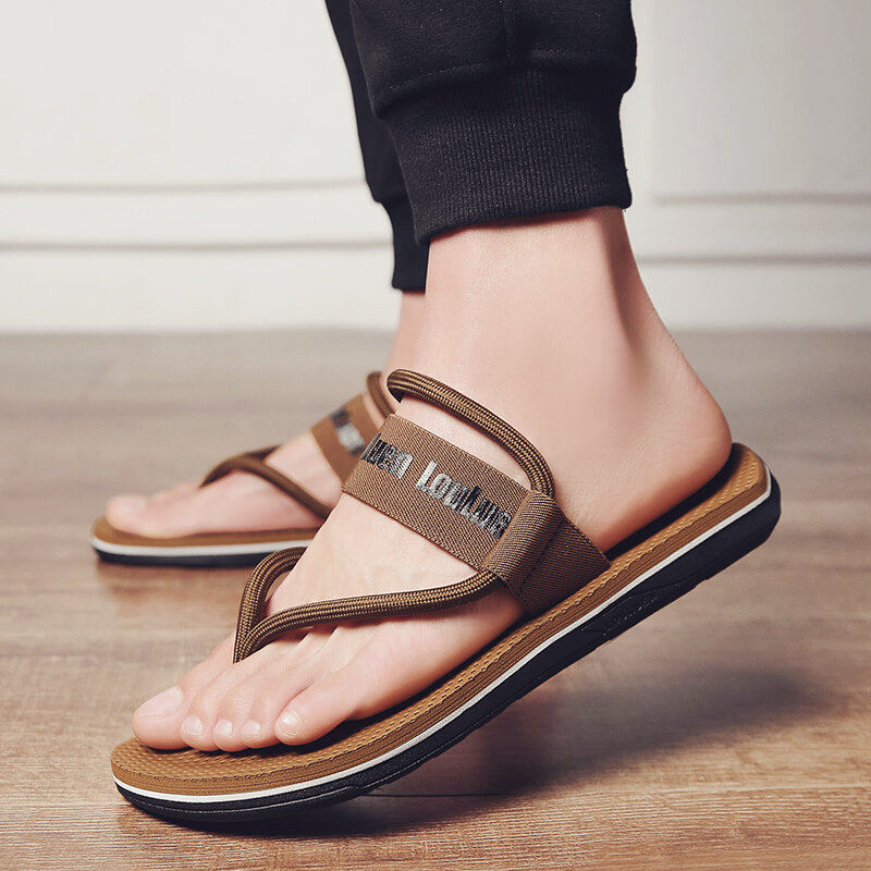 WOTTE – sandales de gladiateur pour hommes, chaussures de plage romaines, tongs, pantoufles