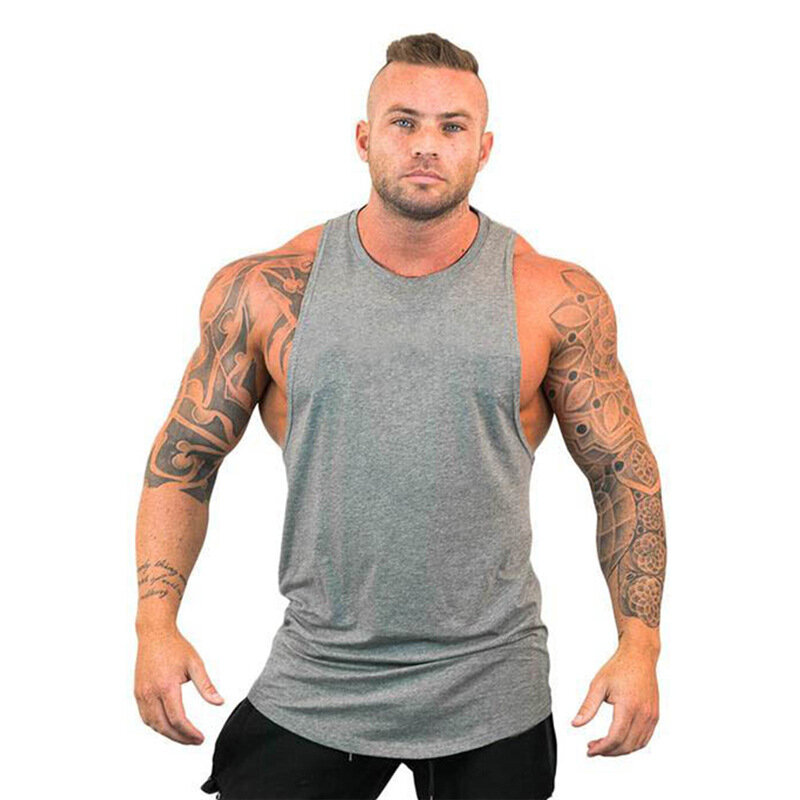 Projekt marki Logo/zdjęcie na zamówienie bezrękawnik na siłownię odzież kulturystyczna trening męska koszulka sportowa kamizelka bez rękawów koszulka uwydatniająca mięśnie