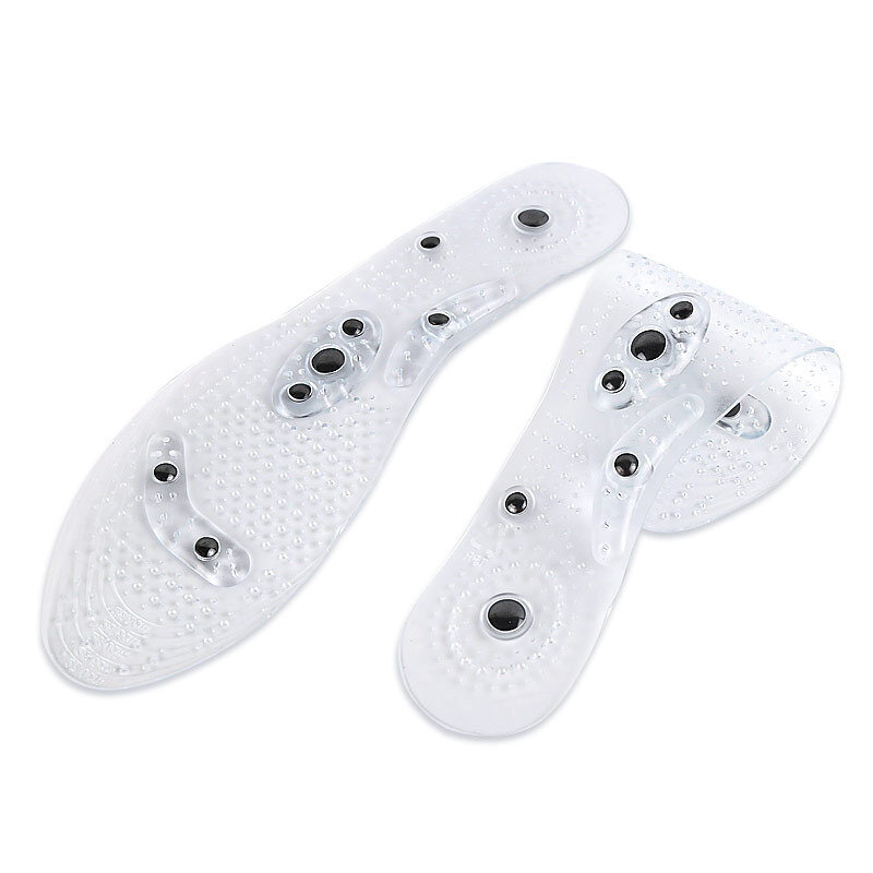 Solette per terapia magnetica 8 pezzi magnete massaggio scarpe per la salute Pad uomo donna rilassamento cura dei piedi suole Comfort