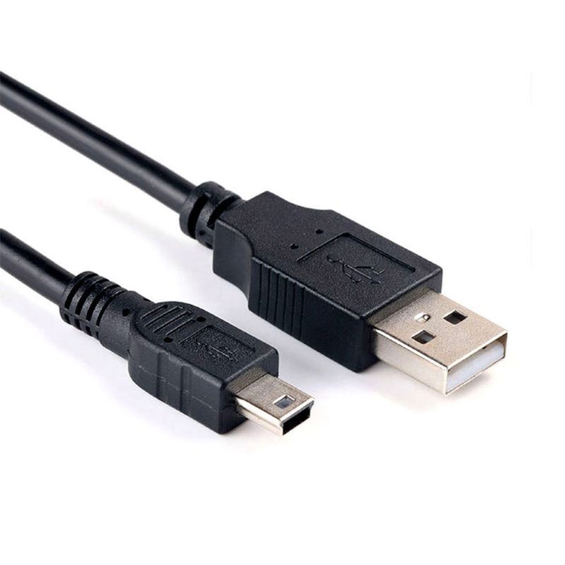 Mini Cable USB de 0,8 m, Cable Mini USB a Mini USB de 5 pines B para cámara de reproductor MP3 MP4