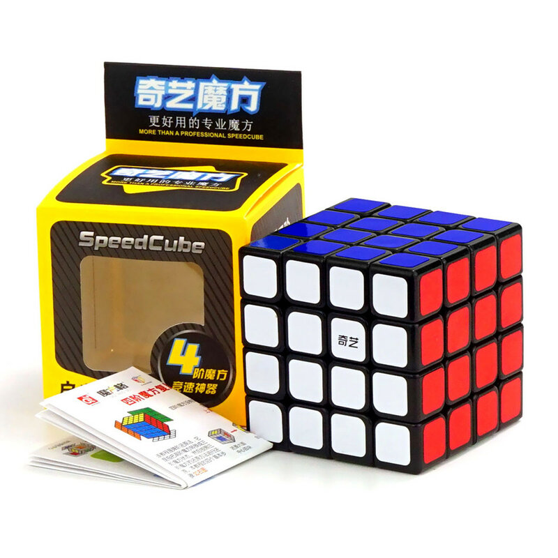 QiYi Yuan S 4x4 V2 V3 Speed Cube 4x4x4 Puzzle Speed Magic Cube 4Layers Speed Cube Professional Puzzle Toy For Children Kids Gift