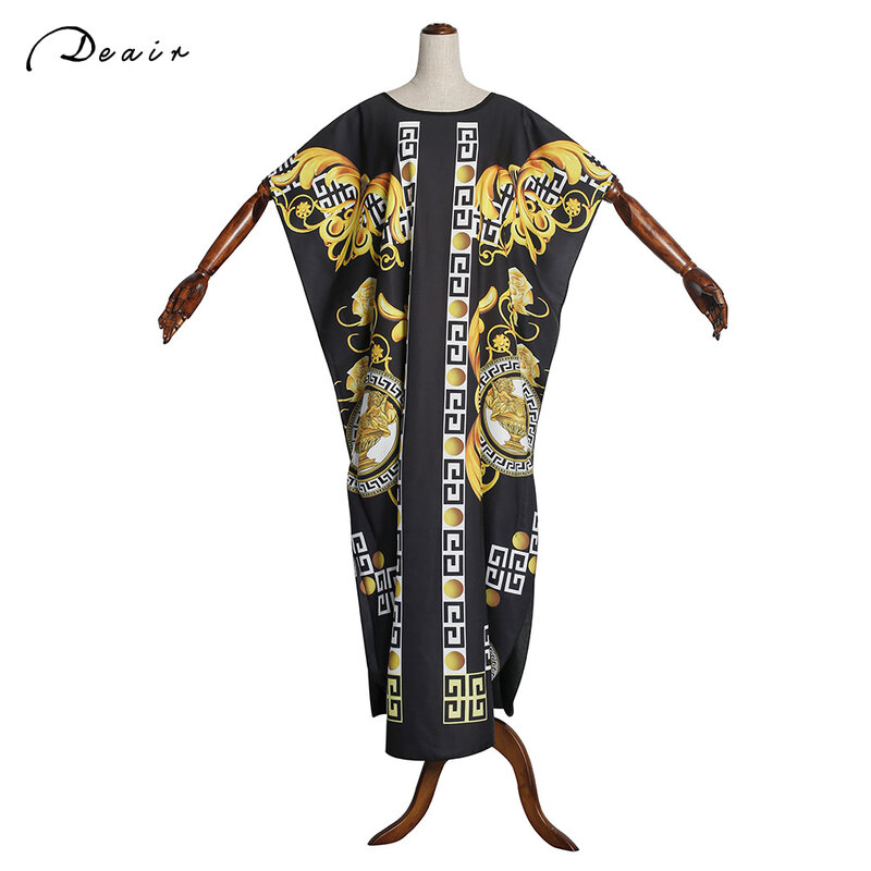 여성을위한 아프리카 드레스 Dashiki Long Maxi Dress 느슨한 여름 Vetement Femme 2021 전통 아프리카 의류 Fairy Abaya