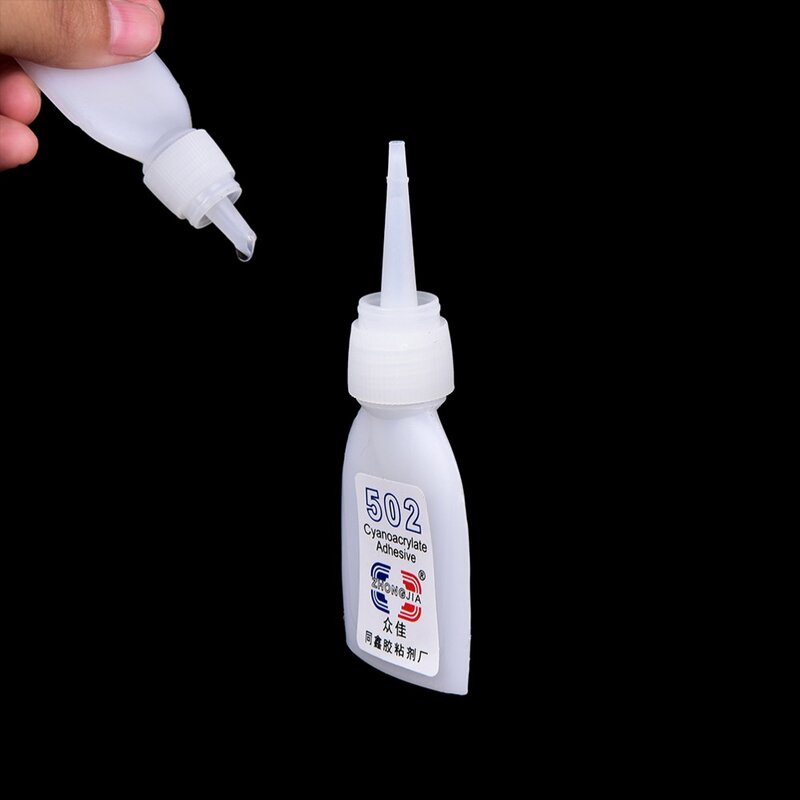 Strong Cyanoacrylate Adhesive Glue Durable Instant Adhesive Bond Super Strong Krazy Glue Liquid Glue School Office Supplies