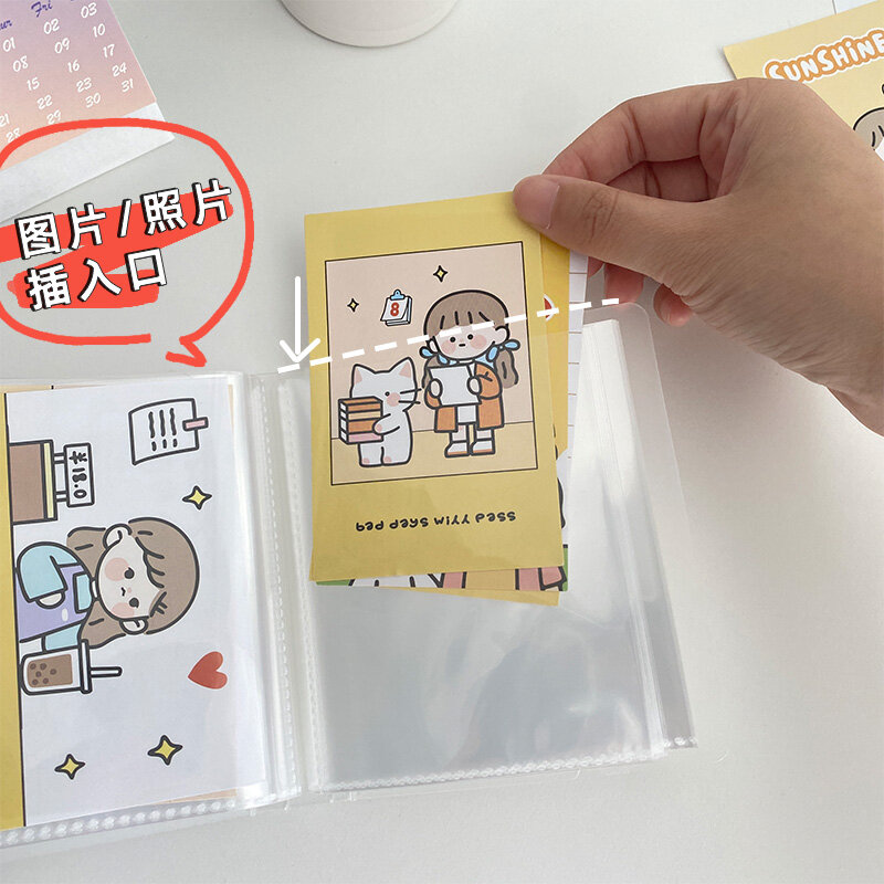 Yoofun – album photo à 40 pochettes, 3/4/5/6/7/8/9 pouces, avec porte-carte d'identité et nom