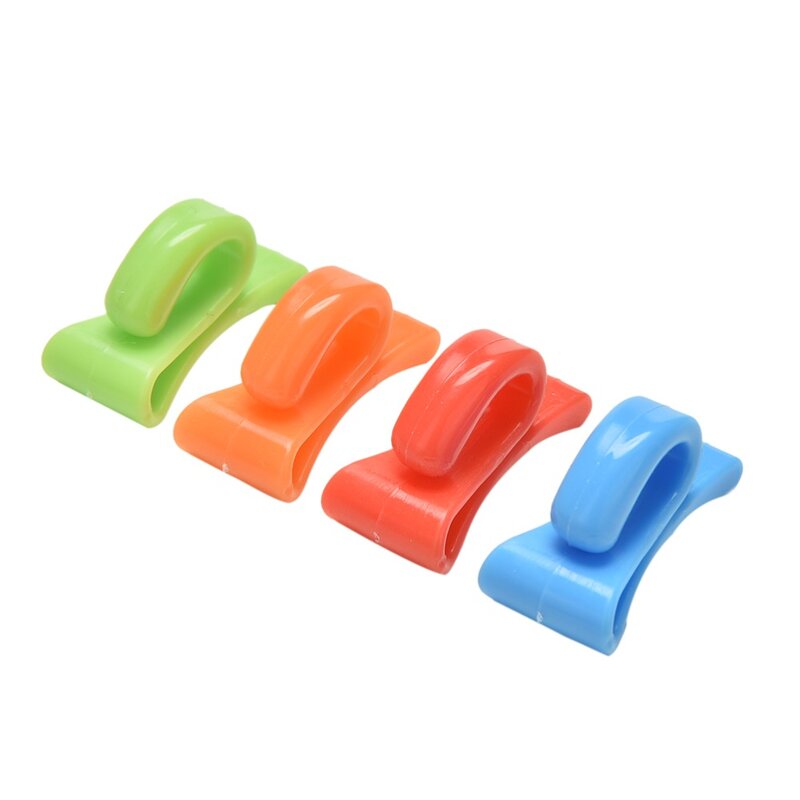Mini gancho antipérdida para almacenamiento de llaves, soporte de plástico colorido para el hogar, 2 piezas