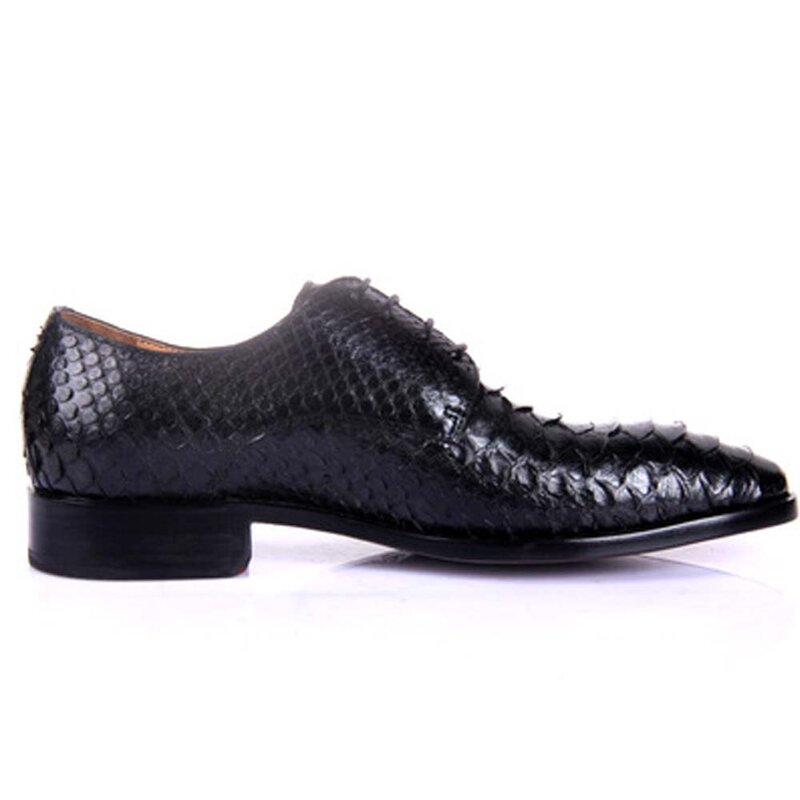 Hubu czysty ręczny import Python skóry męskie buty wizytowe moda prywatne niestandardowe skóra węża męskie buty wizytowe prezent