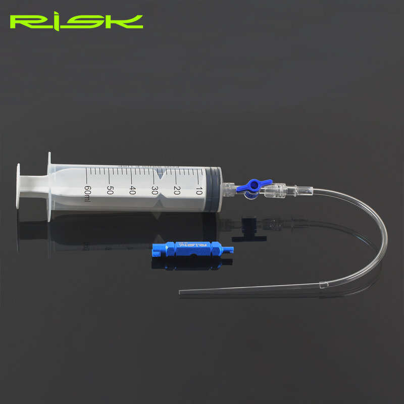 RISK RL225 Cycling Bike Bicycle Tubeless Tyre Sealant Injector Injection Tool Syringe Schrader Presta Valve Core Removal Tool