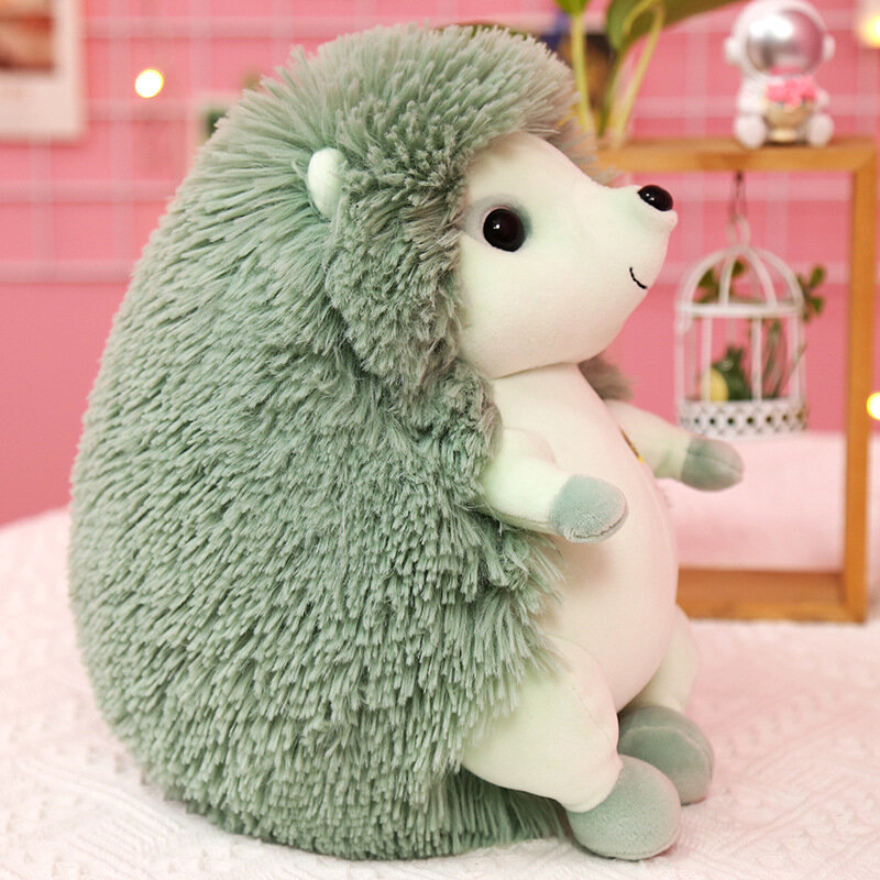 Cute Soft Hedgehog Animal Doll Stuffed Plush Toy Children Kid Home Gifts Cute Lovely Pp Cotton Gifts