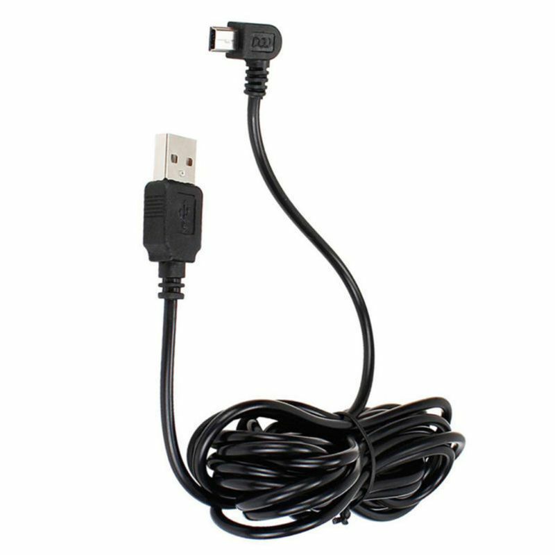 3.5M USB Type-A to Mini 5Pin Right Angle Charging Cable for GPS Navigator