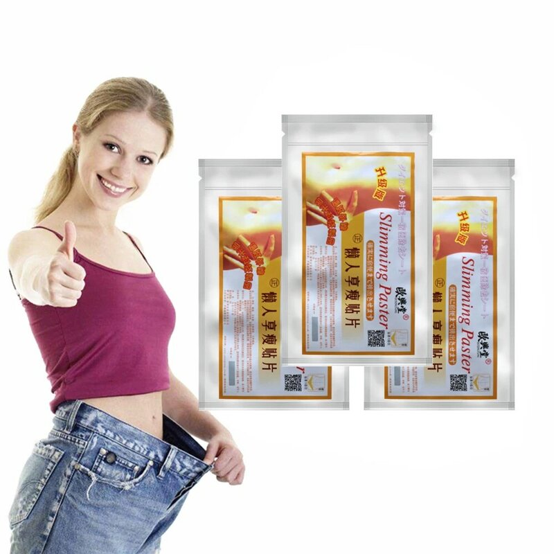50pcs/5bags Slimming Patch Diet Pills Fat Burning Body Sticker Slim Patche Chinese Medicine Detox Slimming Plaster