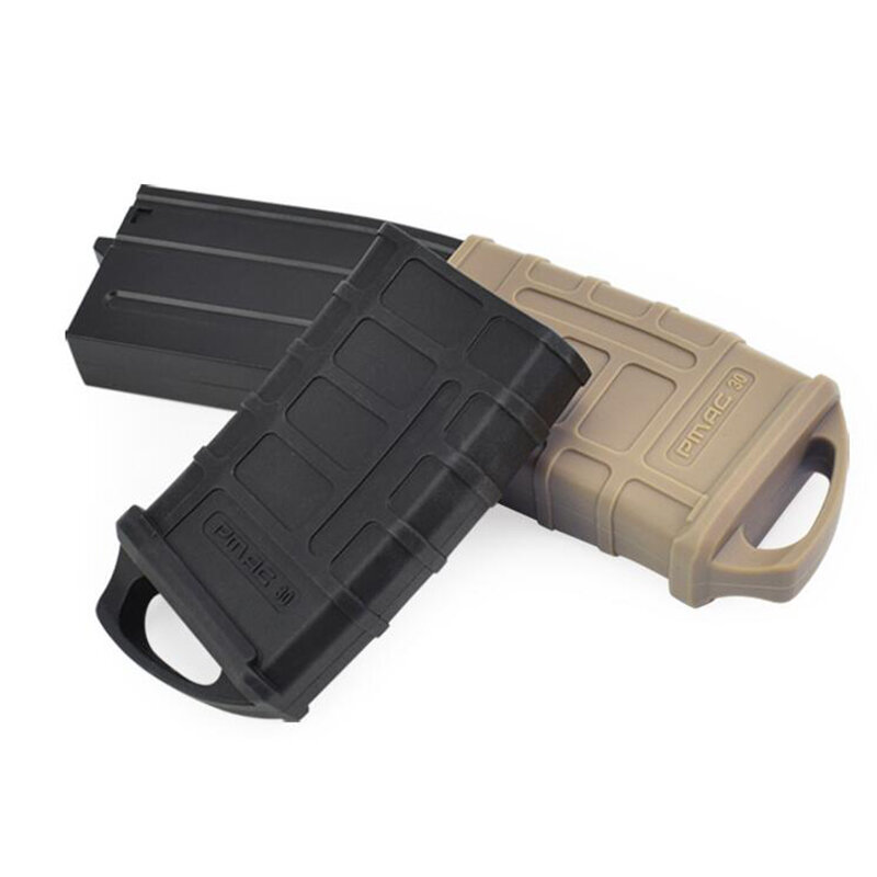 Тактическая резиновая кобура M4/M16 для журнала 5,56, резиновая кобура для сумки, резиновая скользящая крышка для пистолета, страйкбольного картриджа, аксессуары для охоты