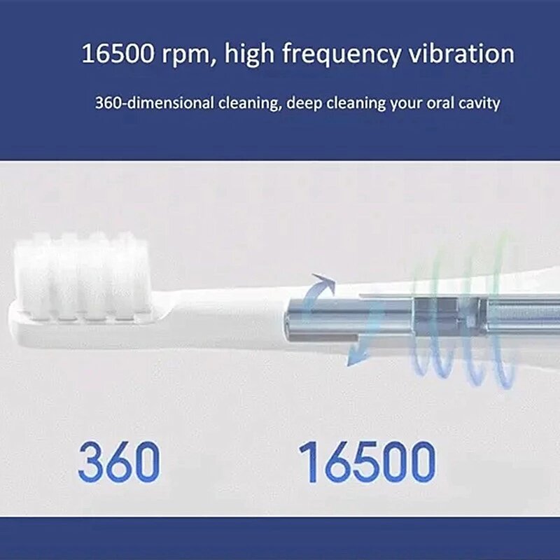 Original XIAOMI MIJIA Sonic Electric Toothbrush Cordless USB Rechargeable Toothbrush Waterproof Ultrasonic Automatic Tooth Brush